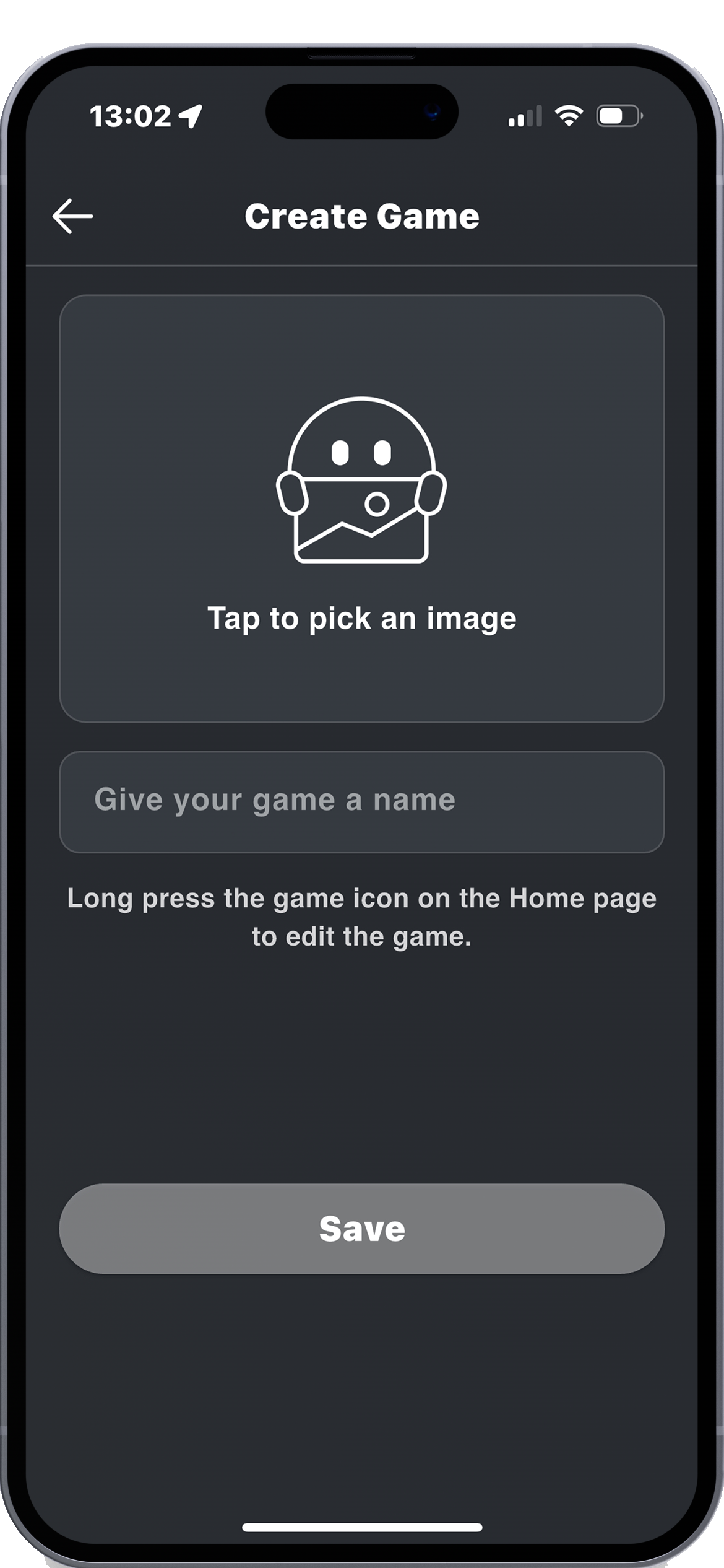 Customize game image