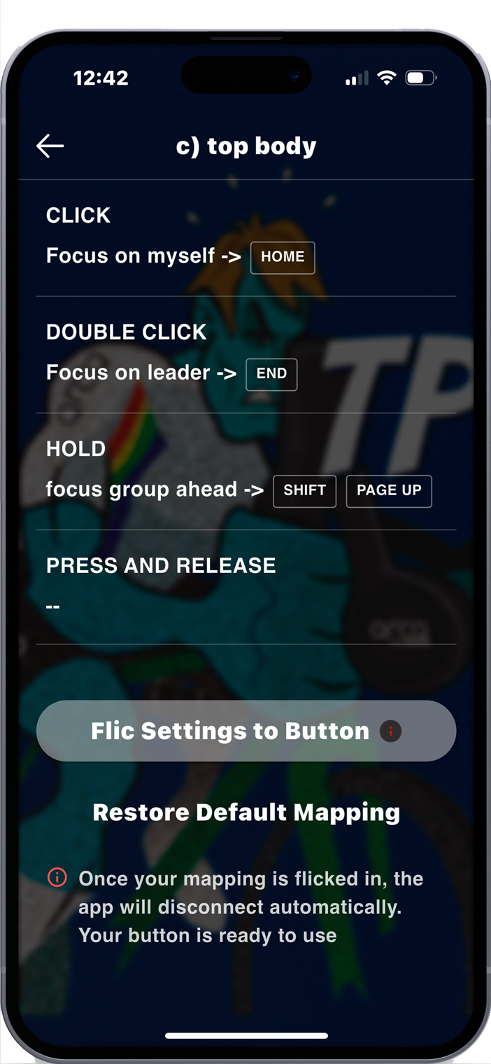 Three actions per button